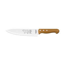 Imagem de FACA PARA CARNE TRAMONTINA CHURRASCO COM LÂMINAS EM AÇO INOX E CABO DE MADEIRA NATURAL 8" - Tramontina Nordeste S A