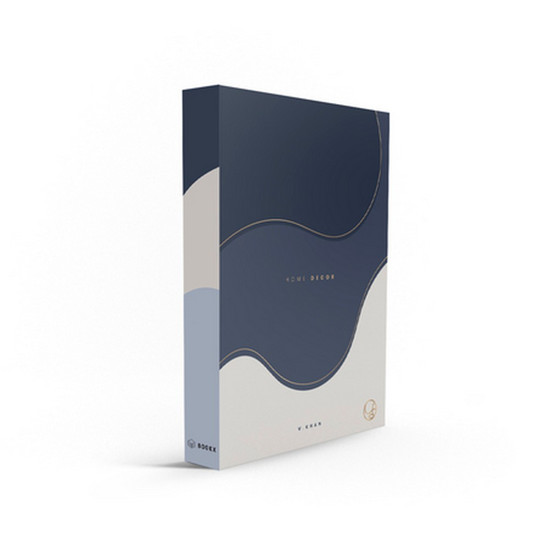 Imagem BOOK BOX ORGANIC WAVE BLUE I 36X27X5CM