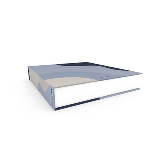 Imagem BOOK BOX ORGANIC WAVE BLUE II30X23X3CM