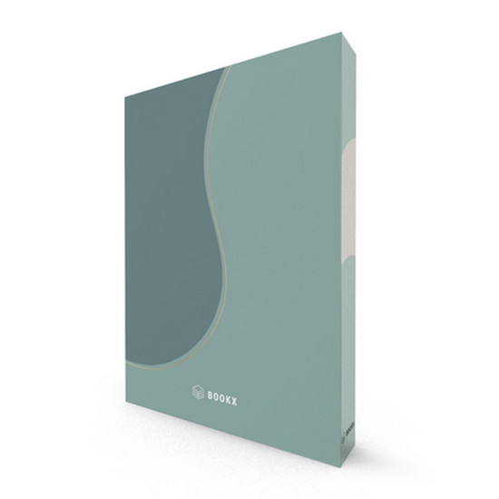 Imagem BOOK BOX ORGANIC WAVE GREEN I 36X27X5CM