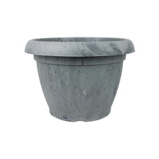 Imagem de VASO ROMANO PARA PLANTA EM RESINA DE POLIPROPILENO Nº3 COR GRAFIATO CONCRETO 31X23CM - Atacaplast Comercio E Distribuidora Ltda