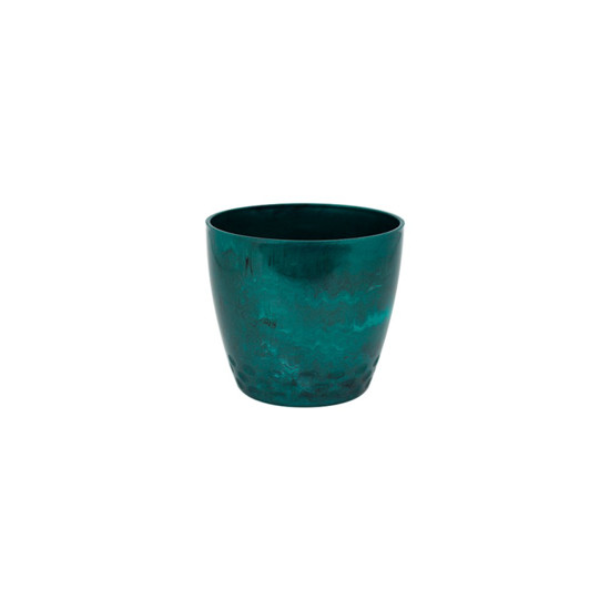 Imagem CACHEPÔ DIAMOND Nº1 EM RESINA DE POLIPROPILENO COR VERDE GUATEMALA 10,5X9,5CM 