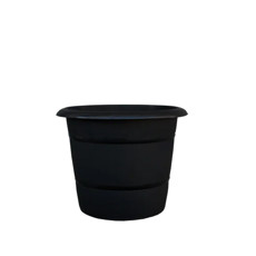 Imagem de VASO PARIS PARA PLANTA EM RESINA DE POLIPROPILENO Nº3 COR PRETO 23X18CM  - Atacaplast Comercio E Distribuidora Ltda