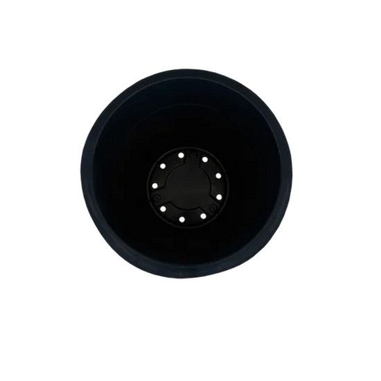 Imagem VASO PARIS PARA PLANTA EM RESINA DE POLIPROPILENO Nº3 COR PRETO 23X18CM 