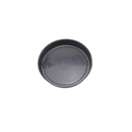Imagem PRATO PARA VASO Nº0,5 EM RESINA DE POLIPROPILENO COR PRETO 9,5X1,5CM 