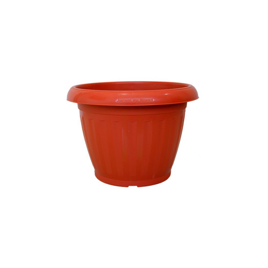 Imagem VASO ROMANO PARA PALNTA Nº1 EM RESINA DE POLIPROPILENO COR CERÂMICA 18,5X15CM 