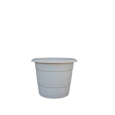 Imagem de VASO PARIS Nº2 EM RESINA DE POLIPROPILENO COR MÁRMORE 17,5X13,5CM  - Atacaplast Comercio E Distribuidora Ltda