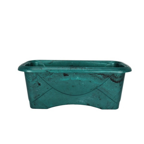Imagem VASO FLOREIRA PARA VASO Nº1 EM RESINA DE POLIPROPILENO COR VERDE GUATEMALA 33X13CM