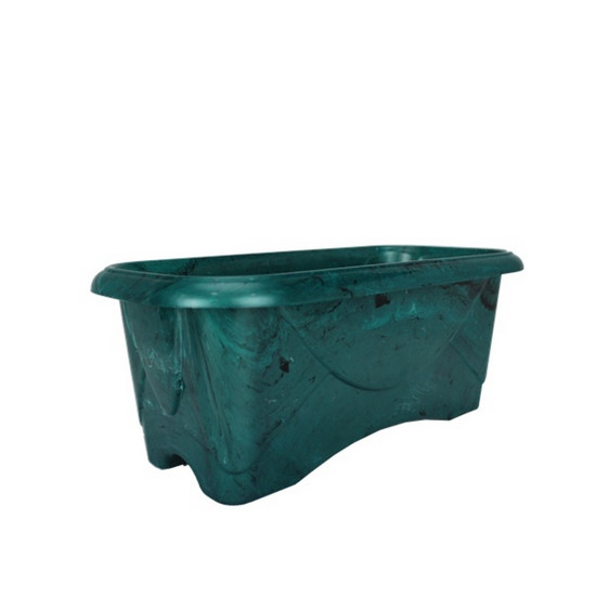 Imagem VASO FLOREIRA PARA VASO Nº1 EM RESINA DE POLIPROPILENO COR VERDE GUATEMALA 33X13CM