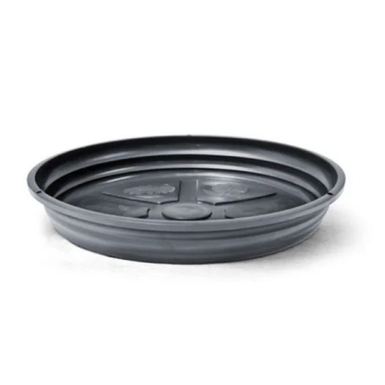 Imagem PRATO PARA VASO Nº7 EM RESINA DE POLIPROPILENO COR PRETO 31,5X4,5CM