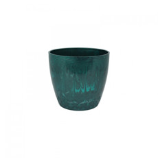 Imagem de CACHEPÔ DIAMOND Nº2 EM RESINA DE POLIPROPILENO COR VERDE GUATEMALA 12,5X12CM  - Atacaplast Comercio E Distribuidora Ltda
