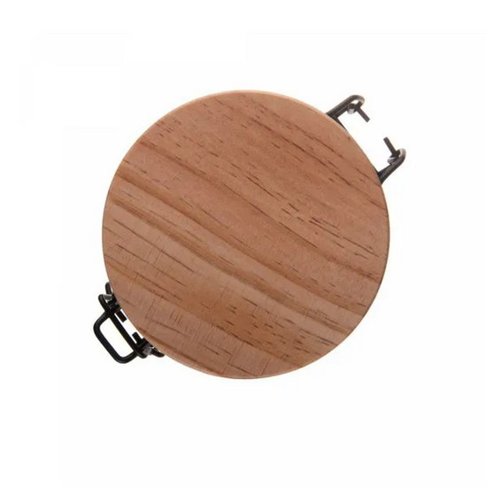 Imagem PORTA MANTIMENTO DE VIDRO COM TAMPA HERMÉTICA DE BAMBU 1L 