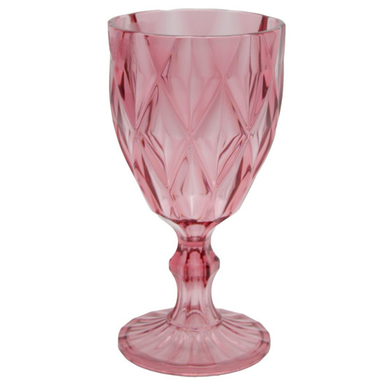 Imagem TAÇA EM ACRÍLICO DIAMOND COR VERMELHA 330ML 