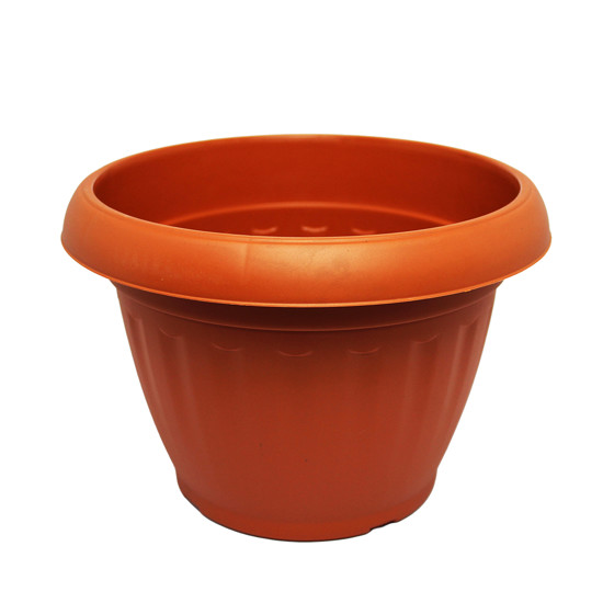 Imagem VASO PARA PLANTAS DE RESINA DE POLIPROPILENO Nº2 COR TERRACOTA 26,5X18,5CM