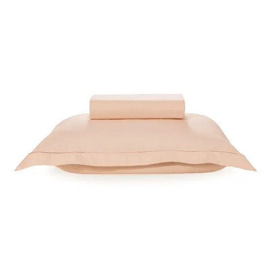 Imagem JOGO DE CAMA 2 PEÇAS LENÇOL SOLTEIRO COM ELÁSTICO E FRONHA 100% ALGODÃO DUTRA PÉTALA