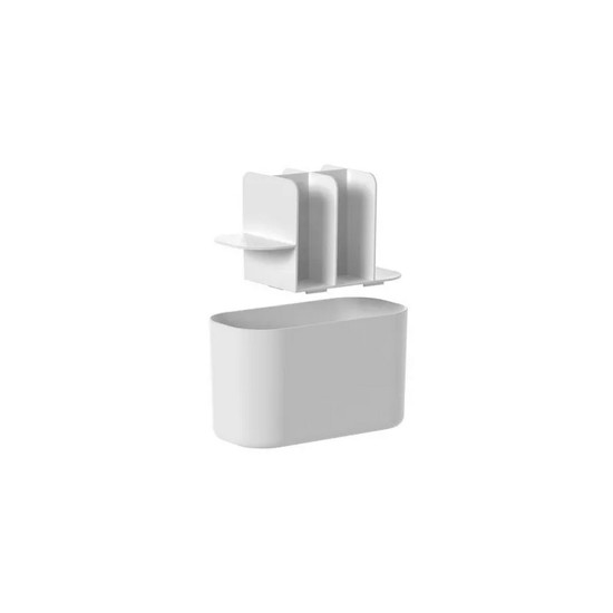 Imagem ORGANIZADOR  COM DIVISORIAS BOLD COR BRANCO FECHADO 16,8X8,4X9,8CM