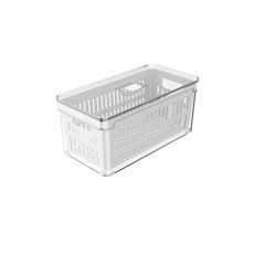 Imagem de ORGANIZADOR DE GELADEIRA 5L COM CESTO CLEAR FRESH 13X30X15CM - OU - Martiplast Industria E Comercio De Plast