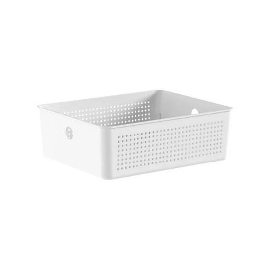 Imagem CESTO 5,4 LITROS FLOW COR BRANCO 27X22X9CM 