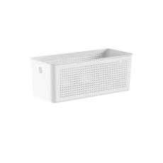 Imagem de CESTO 6,6 LITROS FLOW COR BRANCO 34X15X13CM  - Martiplast Industria E Comercio De Plast