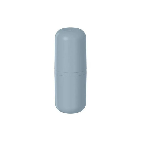 Imagem PORTA ESCOVA DE DENTE BOLD COR AZUL GLACIAL EM PP (POLIPROPILENO) 7,8X7,8X20,5CM 