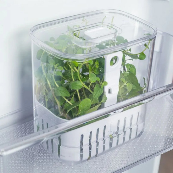 Imagem ORGANIZADOR DE TEMPEROS 1,5L CLEAR FRESH 15X14,5X10CM - OU