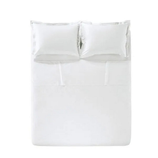 Imagem JOGO DE CAMA KING 200 FIOS 100% ALGODÃO TOM BRANCO