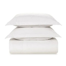 Imagem de COLCHA CASAL COM 2 PORTA TRAVESSEIROS 200 FIOS TOM BRANCO - Karsten S.A 