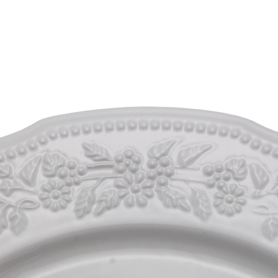 Imagem CONJUNTO DE PRATO RASO EM PORCELANA COR BRANCO 10 PEÇAS OSLO 26,5CM 