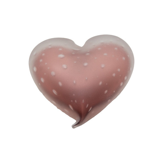 Imagem CORAÇÃO DECORATIVO MATTE NEW RUBI 14CM 