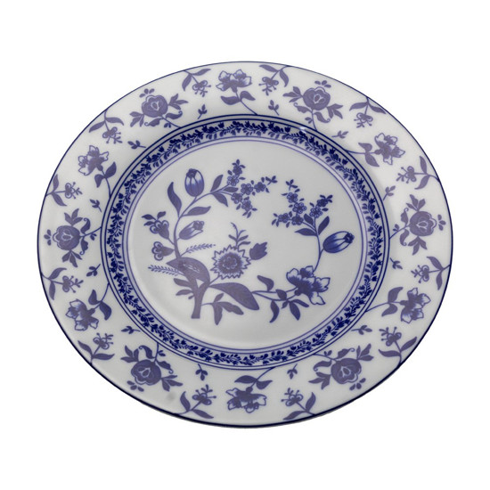 Imagem CONJUNTO DE PRATO PARA SOBREMESA EM PORCELANA 10 PEÇAS GALEGO 20CM 