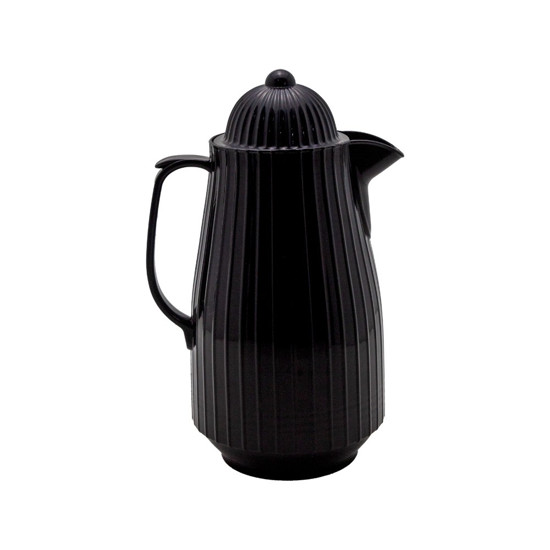 Imagem GARRAFA TÉRMICA DE PLÁSTICO MINI BAMBU PRETO 400ML