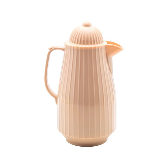 Imagem GARRAFA TÉRMICA DE PLÁSTICO MINI BAMBU BEGE 400ML