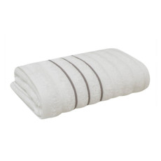 Imagem de TOALHA DE BANHO 70X140 100% ALGODÃO TURCO RAPIDA ABSORÇÃO WAVE COR BRANCO - Fatex Indl Coml Imo E Exp Ltda