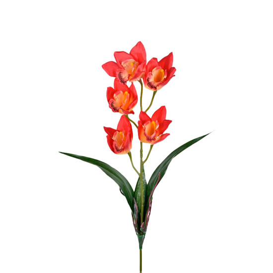 Imagem HASTE ORQUIDEA X5 COM RAIZ VERMELHO 14X58CM GRILLO 46409