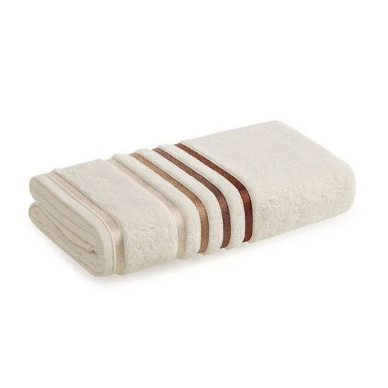 Imagem TOALHA DE BANHO FIO PENTEADO LUMINA IVORY/FERRUGEM