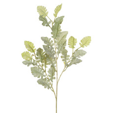 Imagem de HASTE FOLHAS FLOCADAS X3 VERDE 18X78CM GRILLO 53400 - Grillo Ltda