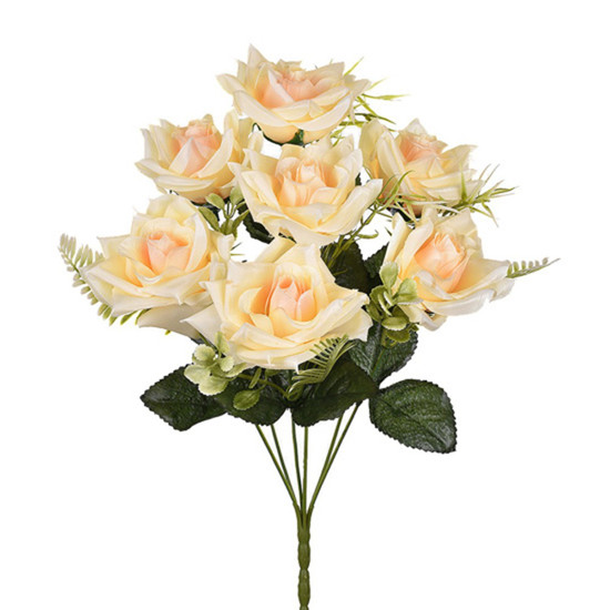 Imagem BUQUÊ ROSA DIAMANTE X7 CHAMPAGNE 20X34CM - GRILLO 50158