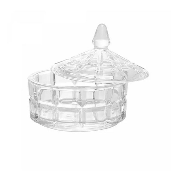 Imagem POTICHE DE CRISTAL DELI 13CM X 13CM X 12CM