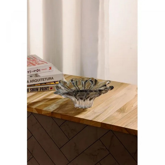 Imagem CENTRO DE MESA DE VIDRO ITALY AZUL 22CM X 19CM X 8CM