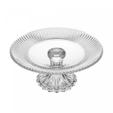 Imagem de PRATO PARA BOLO COM PÉ DE CRISTAL RENAISSANCE 25CM X 12CM - Coliseu Presentes Ltda