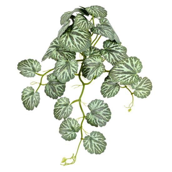 Imagem BUQUÊ DECORATIVO DE FOLHAS TOQUE REAL VERDE CLARO EM PLÁSTICO 26X42CM - GRILLO