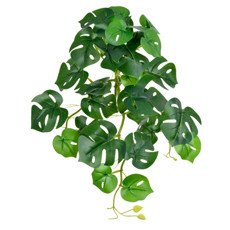 Imagem de BUQUÊ DECORATIVO DE FOLHAS TOQUE REAL VERDE EM PLÁSTICO 26X42CM - GRILLO - Grillo Ltda
