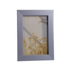 Imagem de PORTA RETRATO DECORATIVO COR CINZA 10X15CM  - Arte Quadros Ind. E Com. De Quadros E Molduras Ltda