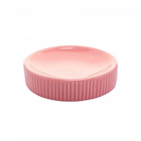 Imagem CONJUNTO 2 PEÇAS PARA BANHEIRO DE CERÂMICA ESSÊNCIA ROSA