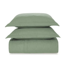 Imagem de COLCHA CASAL COM 2 PORTA TRAVESSEIROS 200 FIOS TOM MALVA - Karsten S.A 