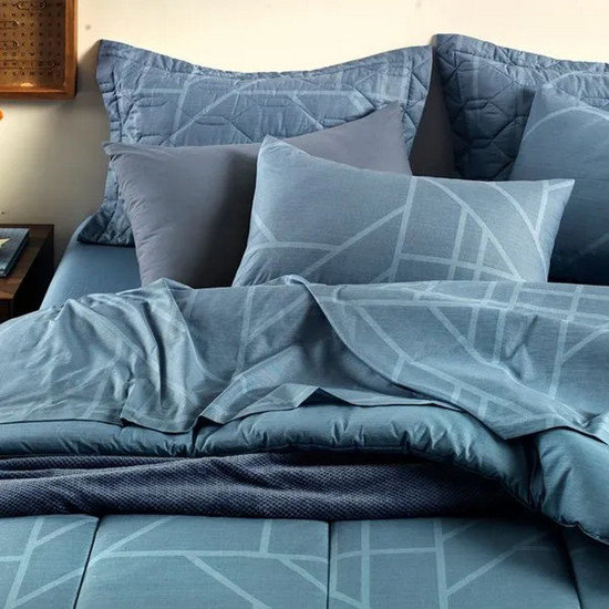 Imagem COLCHA SOLTEIRO COM PORTA TRAVESSEIRO 160 FIOS ISAC