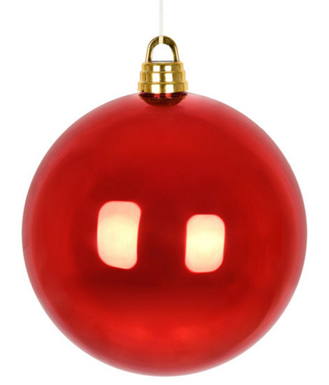 Imagem BOLA NATALINA COR VERMELHO 30CM - GRILLO 53627