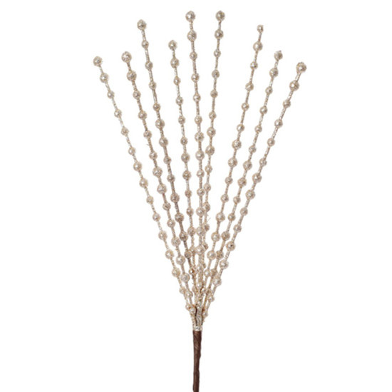 Imagem HASTE COMPLEMENTO BERRIES X9 NUDE COM GLITTER 4X40CM GRILLO 56595