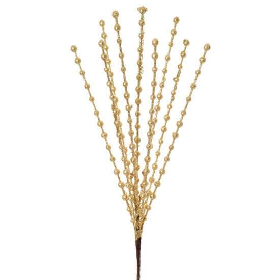 Imagem HASTE COMPLEMENTO COR DOURADO COM GLITTER X9 4X40CM - GRILLO 56595