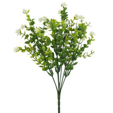 Imagem de BUQUÊ  MINI FOLHAS E BOTÕES X7 VERDE 21X37CM GRILLO 52990 - Grillo Ltda